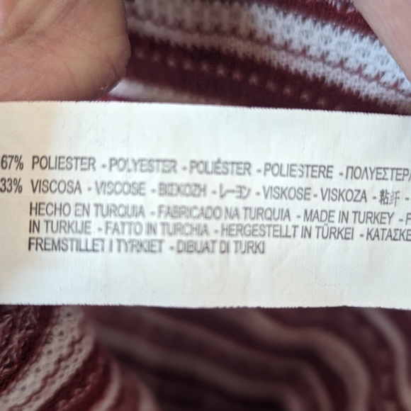 Bershka Red and White Striped Tank Top - Picture 4 of 6